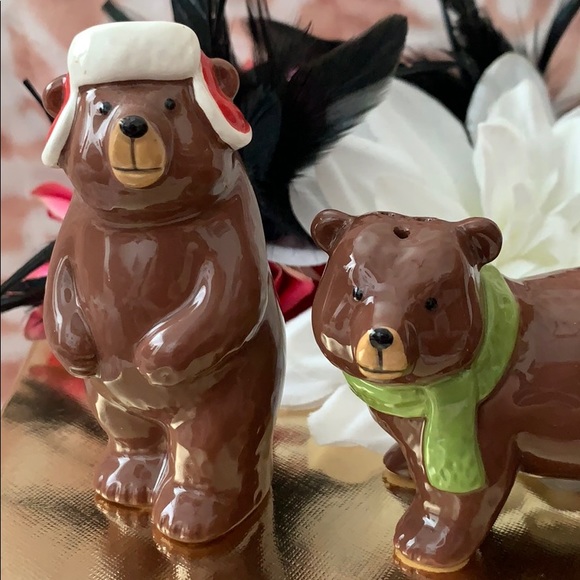 Brown Bear Salt & Pepper Shaker Set - Picture 1 of 10